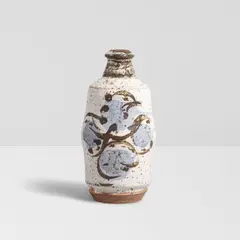 Decorated Bottle Form by Peter Voulkos, glazed stoneware, inscribed 'Voulkos ABF' on underside, sold Jul 2026