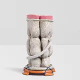 Kathy Butterly, Mon Smooch, glazed earthenware, glazed porcelain, signed 'Kathy Butterly 1997' and titled on underside