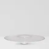 Benjamin Moore, Interior Fold Vessel, blown glass, etched 'Benjamin Moore 1986' on underside