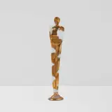 Jenny Pohlman and Sabrina Knowles, Figural Sculpture, blown glass, apparently unsigned