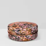 Kyohei Fujita, Large and Rare Ornamental Box, blown glass, gold leaf