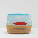 Paul Marioni, Vessel, blown glass, etched 'Paul Marioni 2005' on underside