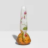 Daum, Footed Vase, wheel-carved cameo glass, signed in cameo 'DAUM NANCY' with Cross of Lorraine, initialed 'R