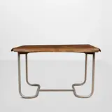 Charles Eames and Ray Eames, Rare Table, for Evans Products Company, plywood, aluminum