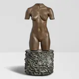 Robert Graham, MOCA Torso, for MOCA editions, Los Angeles, patinated bronze, incised 'R Graham' and 'JC' on underside