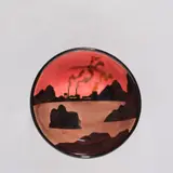 Ken Price, Pluto Bowl (Red Sky), glazed earthenware