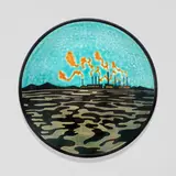 Ken Price, Pluto Bowl (Gray Sludge), glazed earthenware