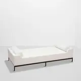 Christian Liaigre, Autan Daybed, for Holly Hunt, leather, enameled metal