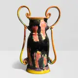 Betty Woodman, Untitled (Amphora Vase), glazed earthenware