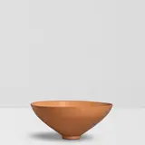 James Lovera, Bowl, glazed earthenware, incised 'lovera' on underside