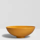 James Lovera, Large Bowl, glazed earthenware, incised 'lovera' on underside