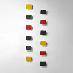 Set of Twelve Wall Lights by Charlotte Perriand, CP1, for Steph Simon, enameled steel, several examples with label 'SCE E14 4OW Max, Made in France Classe 1', sold Jun 2026
