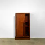 André Sornay, Cabinet, mahogany, with fitted interior