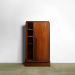 André Sornay, Cabinet, mahogany, with fitted interior