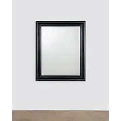 Karl Springer, Large 'Half Round Molding' Wall Mirror