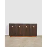 Gilbert Rohde, 'Paldao' Credenza, for Herman Miller Furniture Company, walnut, brass