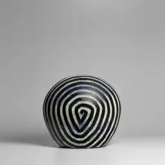 Jun Kaneko, Untitled, glazed stoneware, incised 'Kaneko 89'