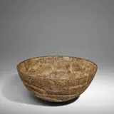 Gertrud and Otto Natzler, Important Monumental Crater-glazed Bowl, Important Monumental Crater-glazed Bowl