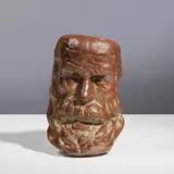 Arthur Craco, Sculpture Verlaine, A 'Verlaine' sculpture in glazed stoneware by Arthur Craco with the artist's seal