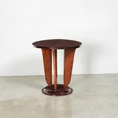 Guéridon by Travail Français, A French side table in walnut and beech circa 1940, sold Apr 2026
