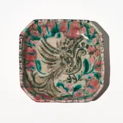 Édouard Cazaux, Coupe, A signed coupe in glazed earthenware by Edouard Cazaux