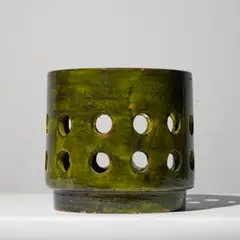 Mado Jolain, Cache-pot Brasero, A 'Brasero' planter in glazed earthenware by Mado Jolain circa 1960