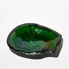 Pol Chambost, Plat, A plate in glazed ceramic by Pol Chambost circa 1950
