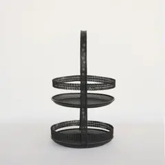 Mathieu Matégot, Plateau à deux niveaux, A two-tier tray in lacquered rigitulle designed by Mathieu Matégot circa 1953