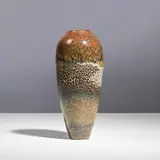 Jean Girel, Vase, A signed vase in glazed porcelain by Jean Girel