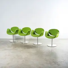 Pierre Paulin, Ensemble de quatre fauteuils F163 Little Tulip