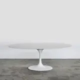 Eero Saarinen, Table de salle à manger Tulip, Aluminium moulé peint et stratifié