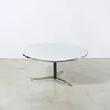 Travail Allemand, Table basse, A German coffee table in ceramic, steel, metal, MDF and rubber circa 1960