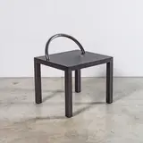 Table d'appoint Ko-Ko by Shiro Kuramata, A 'Ko-Ko' side table in stained ash and chrome-plated metal designed by Shiro Kuramata in 1985 and edited by Capellini, offered Apr 2026
