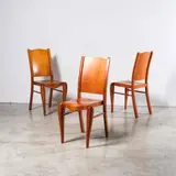Suite de trois chaises Placide of wood by Philippe Starck, offered Apr 2026