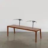 Philippe Starck, Banc Royalton, Sapelli et aluminium