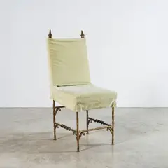 Elisabeth Garouste & Mattia Bonetti, Chaise Athéna, Bronze patiné et velours