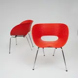 Ron Arad, Paire de fauteuils Tom Vac, A pair of 'Tom Vac' armchairs in mold polypropylene, steel and rubber designed by Ron Arad in 1999 and edited by Vitra in 2003
