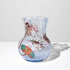 Émile Gallé, Vase japonisant à panse renflée