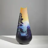 Établissements Gallé, Vase à deux pointes étirées à chaud