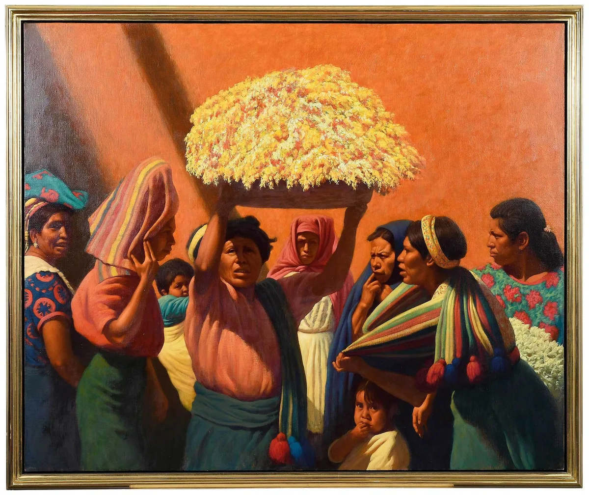 Elias J. Rivera, Flowers of the Mind, circa 2002, oil on canvas