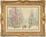 Winter in Central Park, Brunk Auctions 2019
