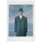 René Magritte, Le fils de l'homme, Litografía 2 / 300, edición póstuma