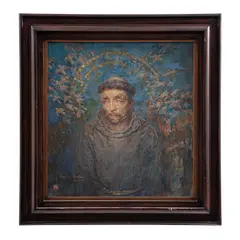 Charles Michel, SAN FRANCISCO DE ASÍS, Óleo sobre tela