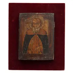 Icono, RUSIA, CA., 1900, Óleo sobre madera