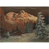 Alois Arnegger, THE HOCHKÖNIG TYROL, Óleo sobre tela