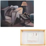 A)mercedes Gertz, Interiores II, Óleo sobre tela
