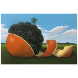 René Martín, Nacimiento increíble, 2001, Acrílico sobre tela