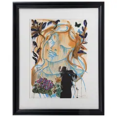 Salvador Dalí, Été (Summer), de la carpeta Fantasie des saisons, 1972, Litografía 104 / 300