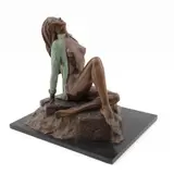 Autor No Identificado, Untitled, Escultura en bronce con base de mármol