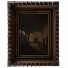 Autor No Identificado, Convento, Óleo sobre tela